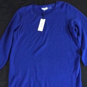 calvin klein blue sweater